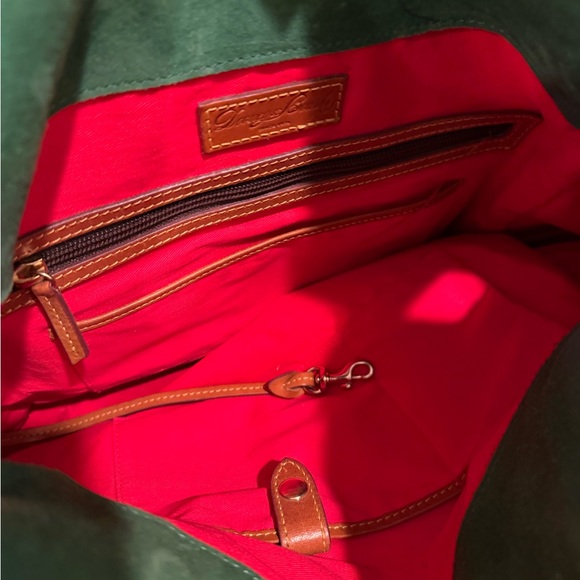 DOONEY & BOURKE•ivory pebble leather large shoulder bag - Picture 11 of 11